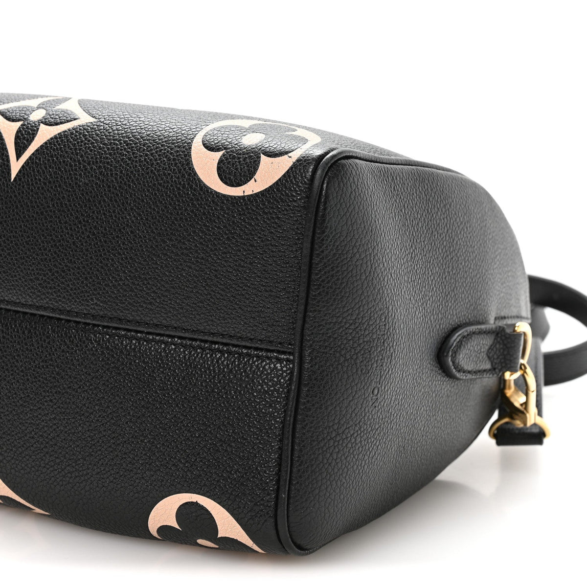 Empreinte Monogram Giant Speedy Bandouliere 25 Black Beige