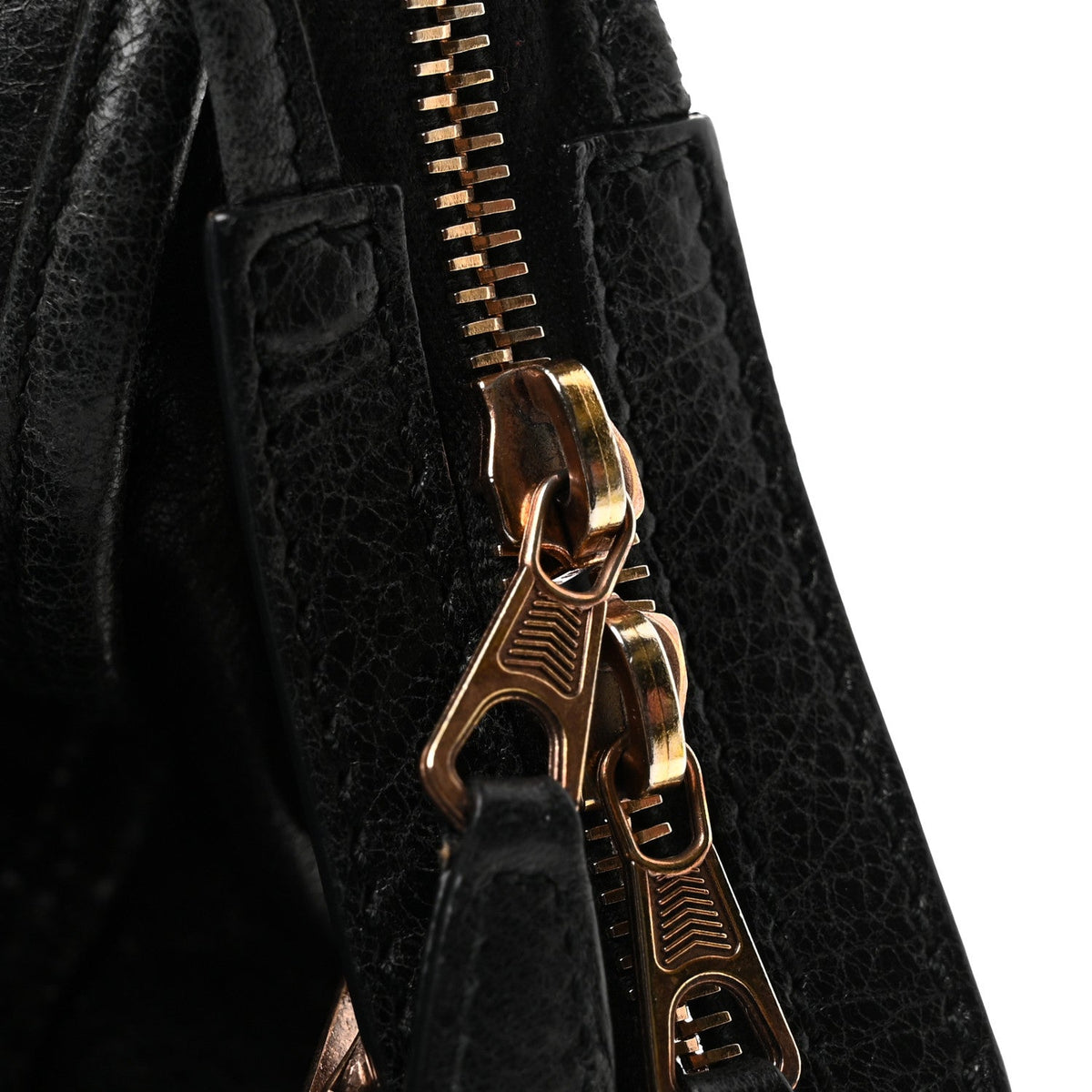 Agneau Giant 12 Rose Gold Hardware City Black