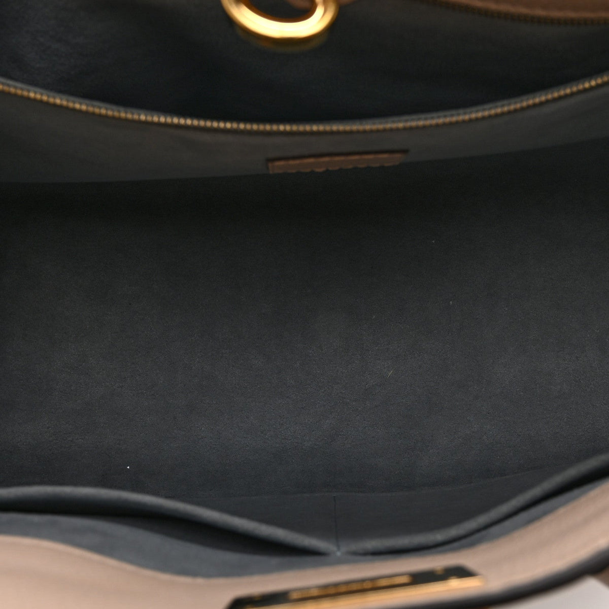 Calfskin Monogram On My Side MM Greige
