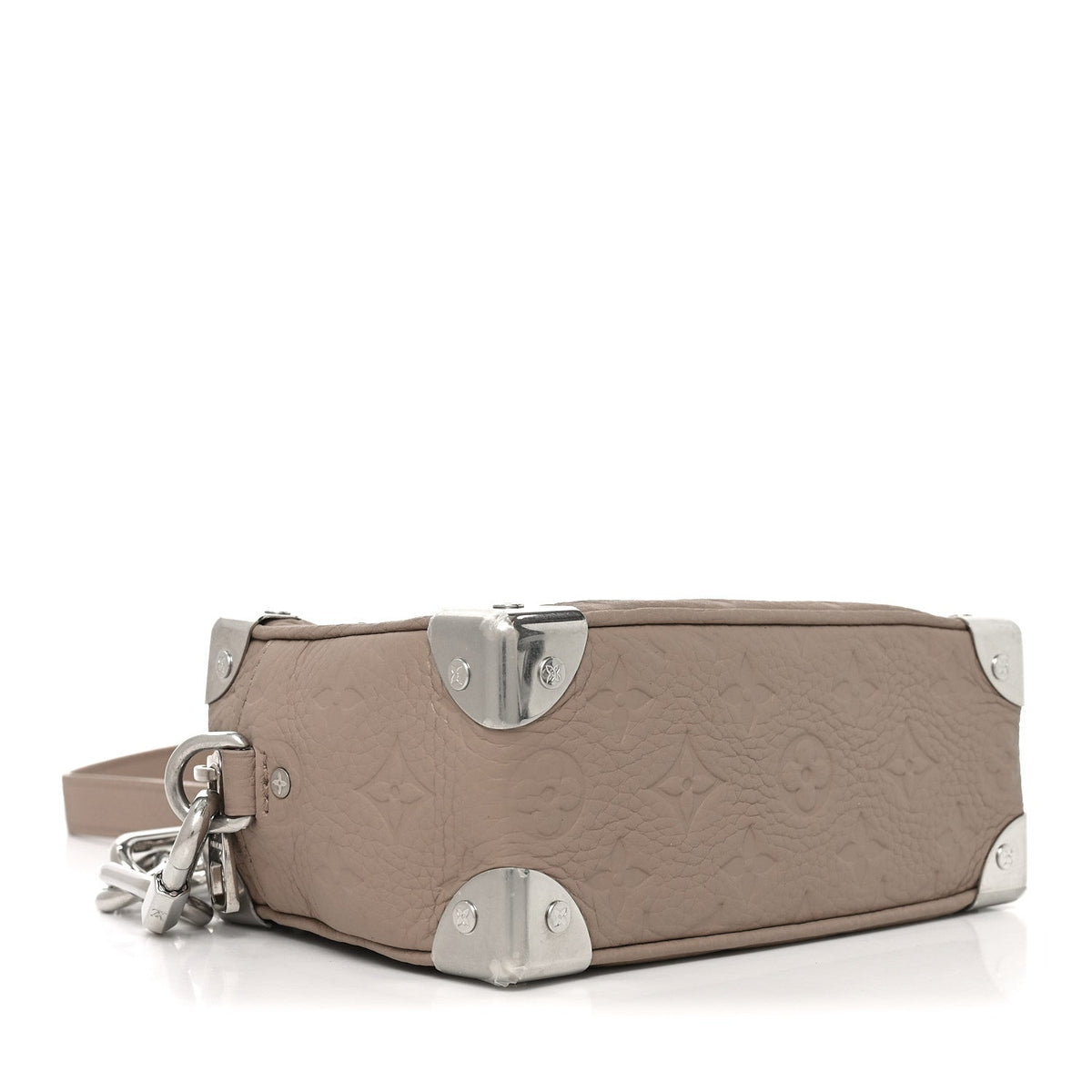 Taurillon Monogram Mini Soft Trunk Riverstone