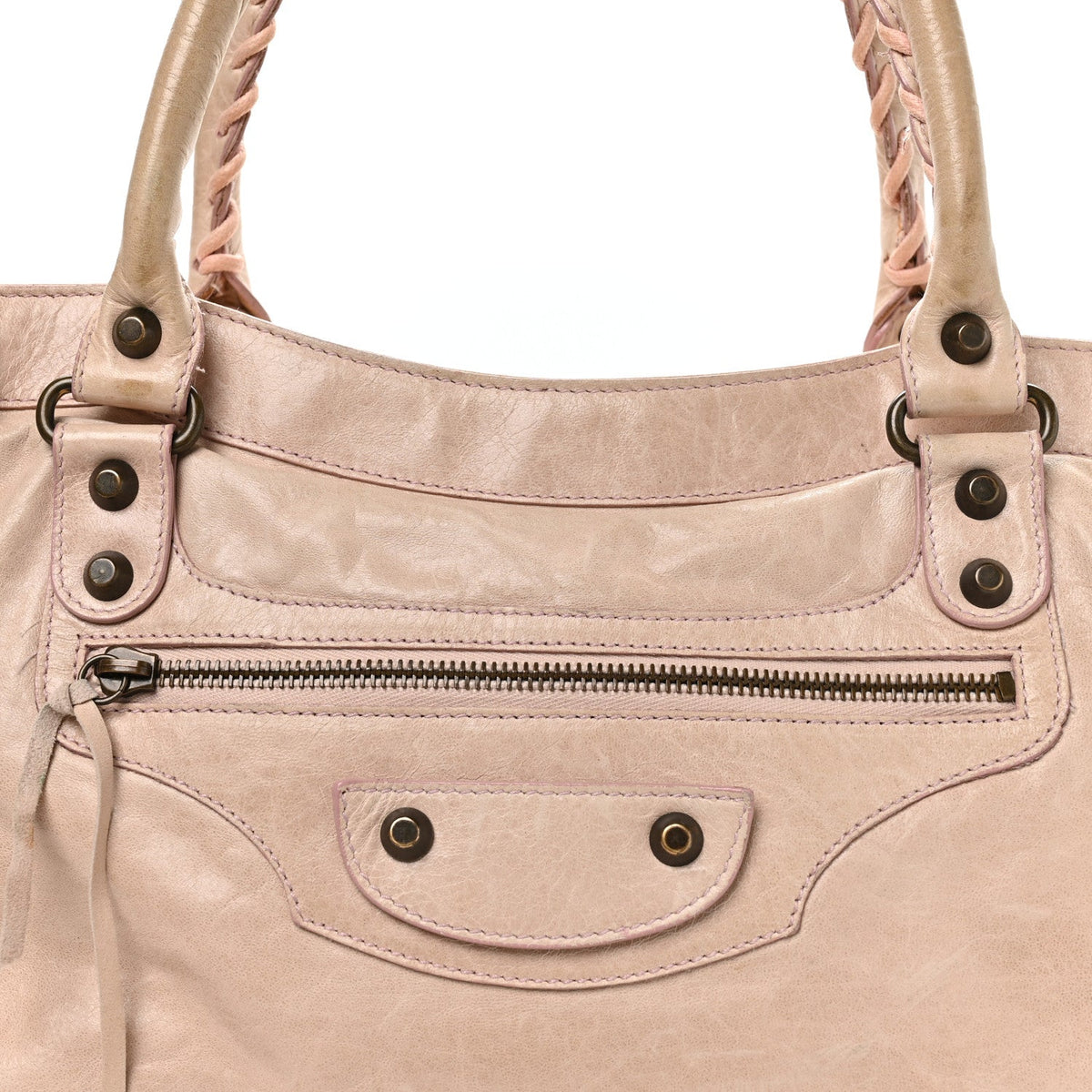 Chevre Classic Hardware Purse Bubblegum