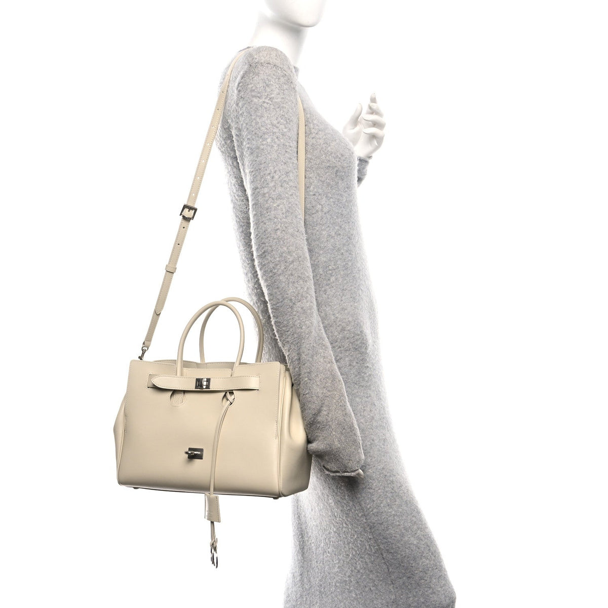 Smooth Calfskin Small Bel Air Carry All Bag Soya