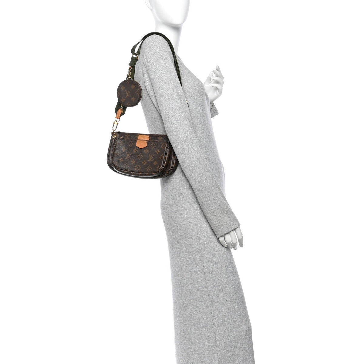 Monogram Multi Pochette Accessories Kaki