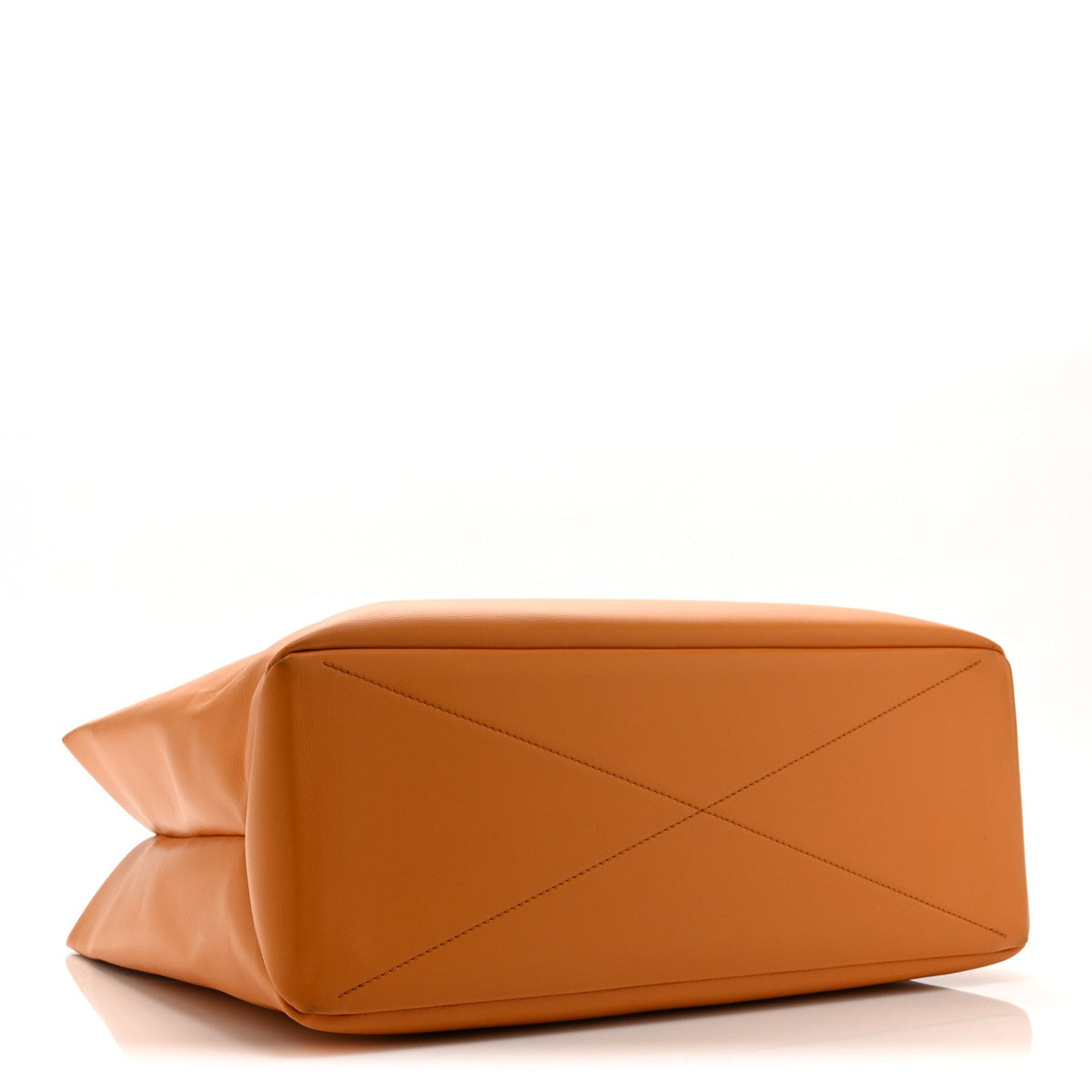 Cowhide Shopper Bag MM Safran
