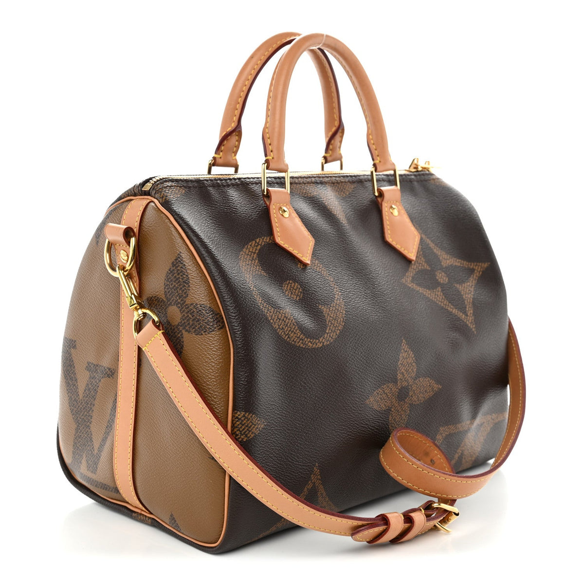 Reverse Monogram Giant Speedy Bandouliere 30