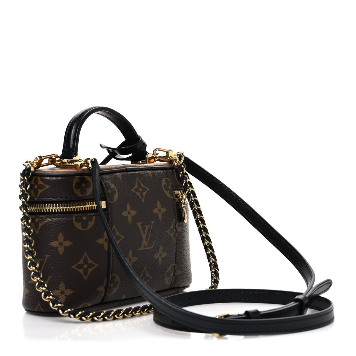 Reverse Monogram Vanity Chain Pouch
