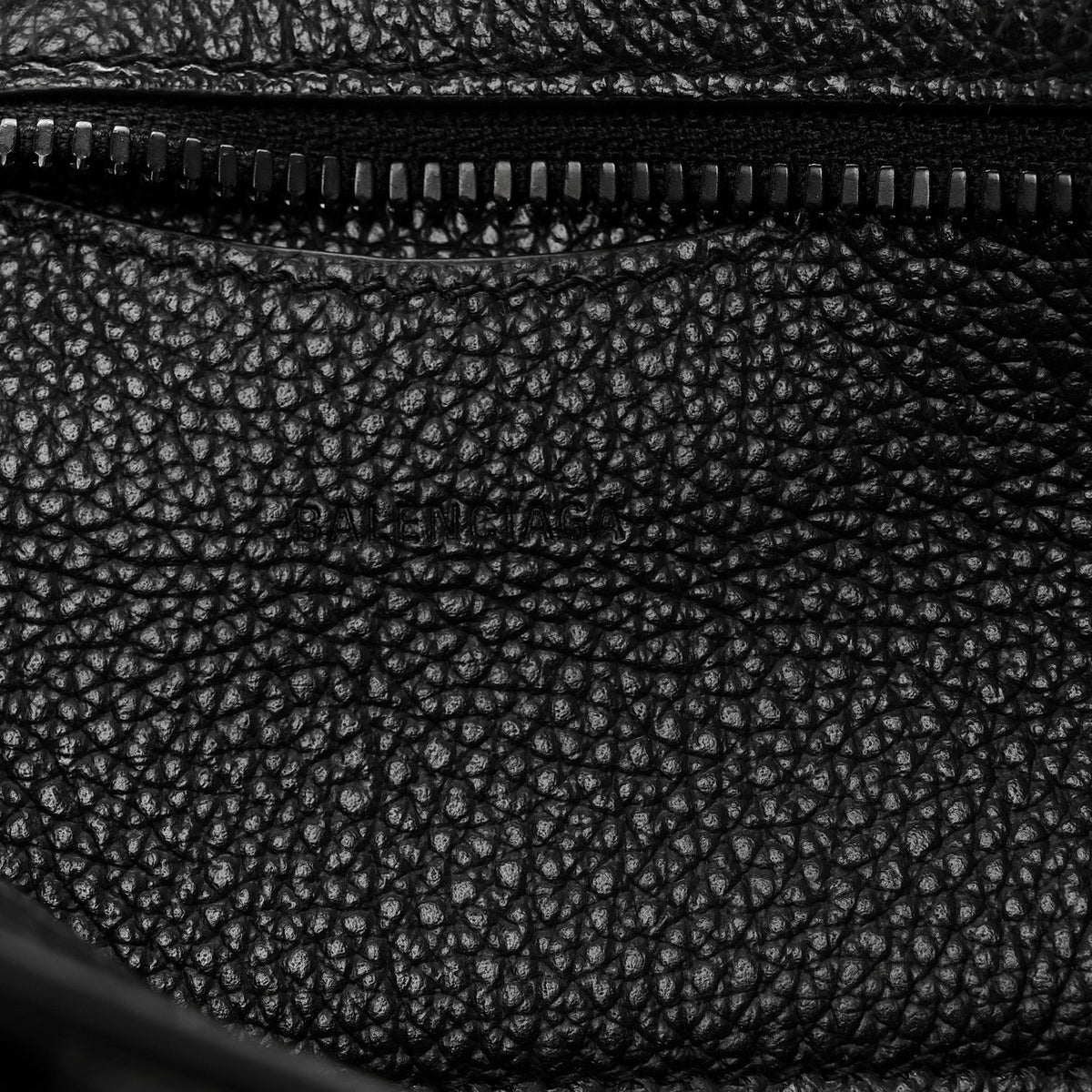 Grained Calfskin Neo Classic Black Hardware Nano City Crossbody Black