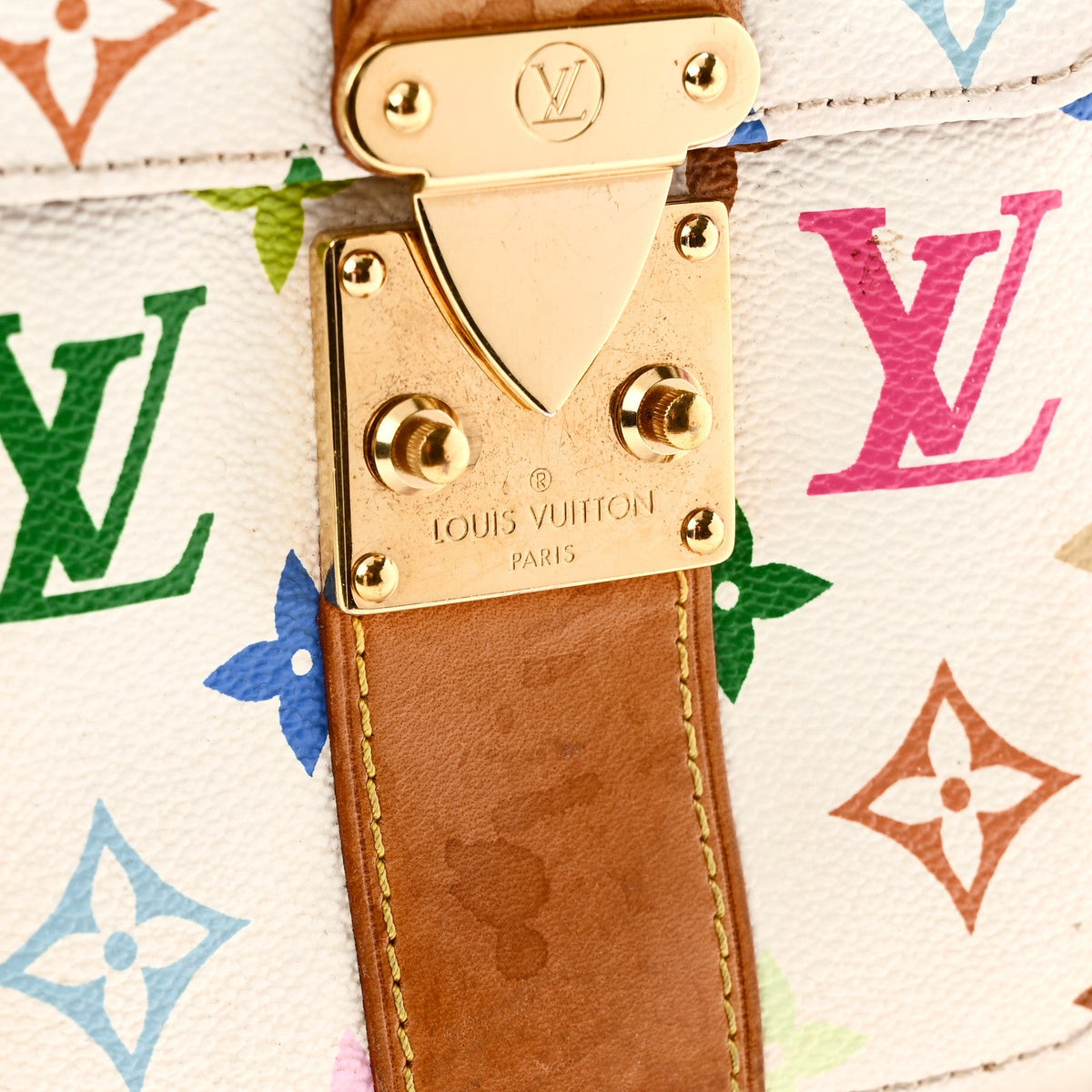 Monogram Multicolor Speedy 30 White