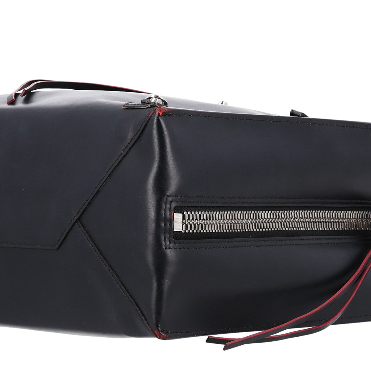 Veau Papier A5 Zip Around Tote Blue Rouge
