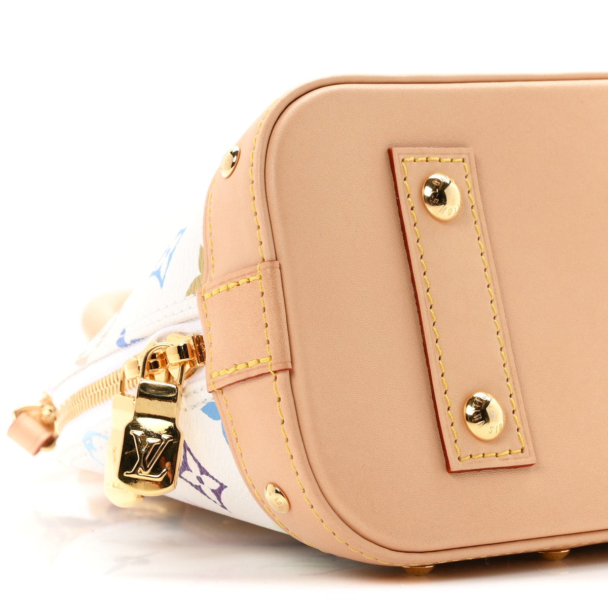 LV x TM Monogram Multicolor Alma BB White