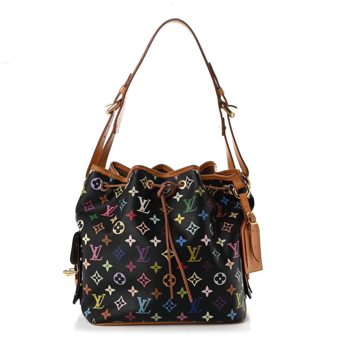 Monogram Multicolor Petit Noe Black