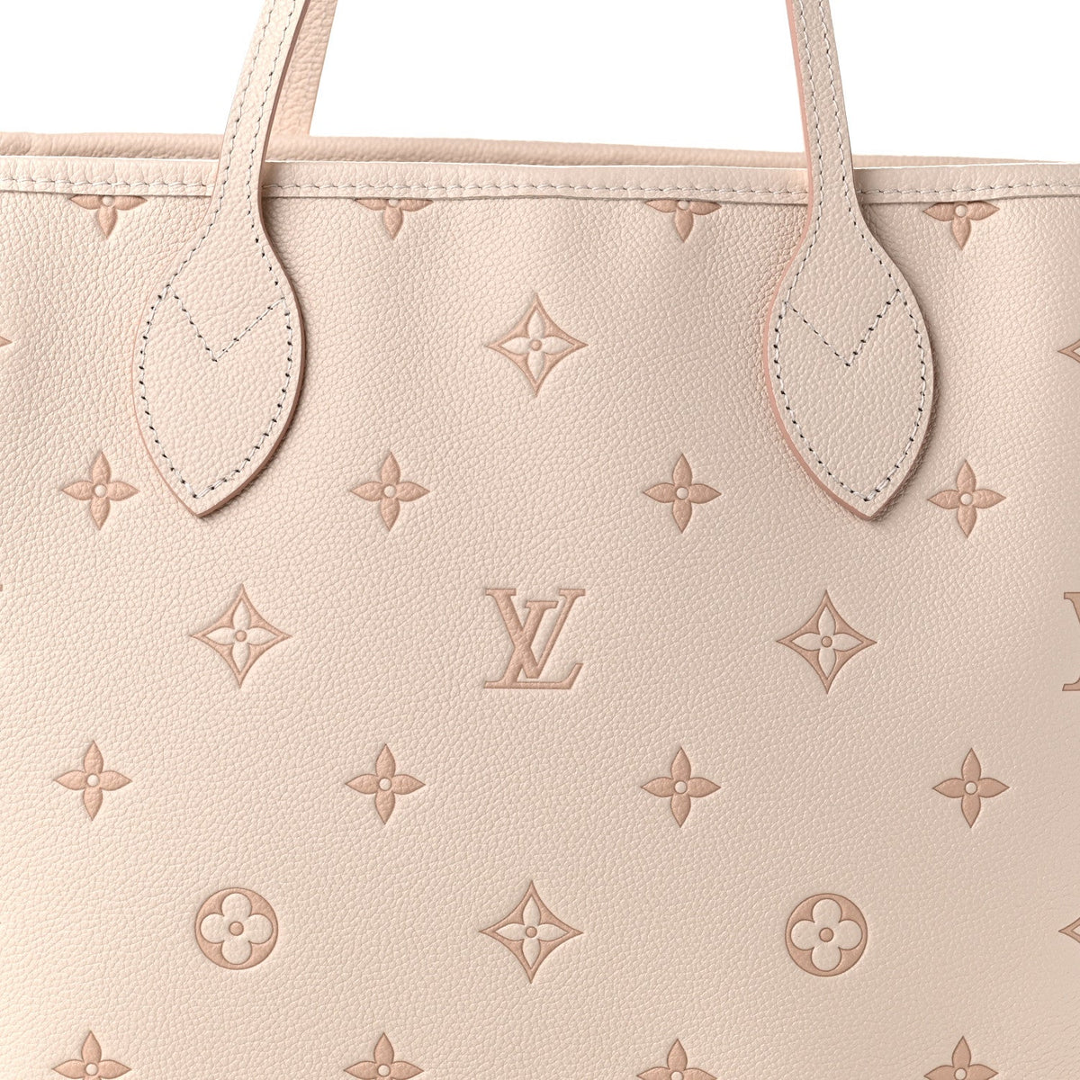 Monogram Debossed Neverfull MM Eden