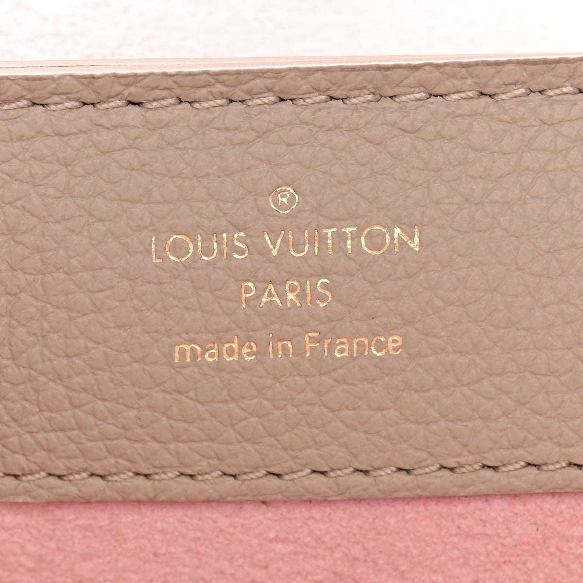 Soft Calfskin Mini Lockme Ever Greige