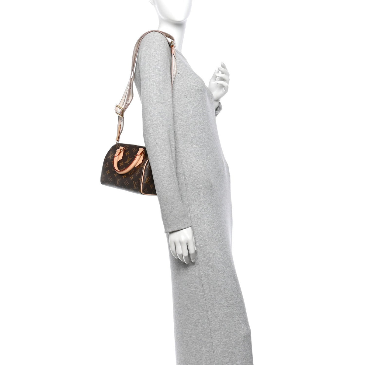 Monogram Speedy Bandouliere 20 Beige