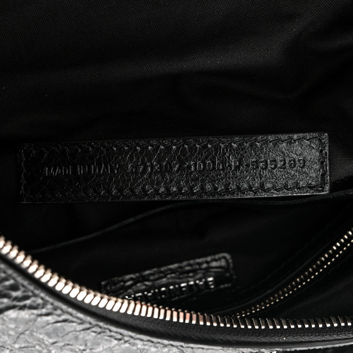 Agneau Arena Small Le Cagole Shoulder Bag Black