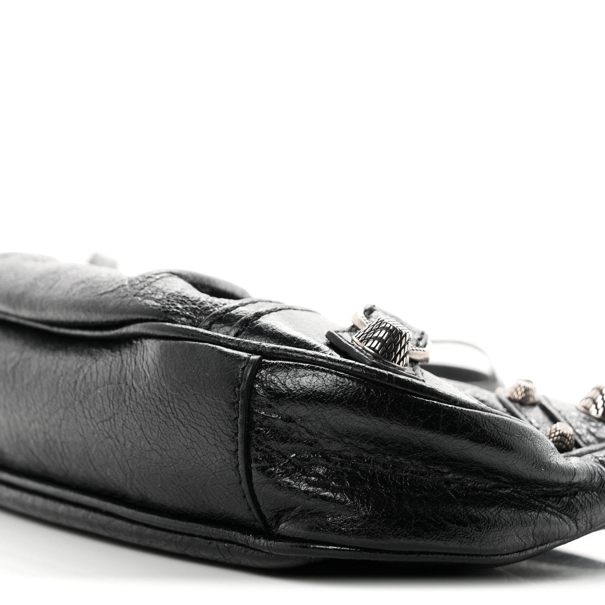 Agneau Arena Le Cagole Mini Purse With Chain Black