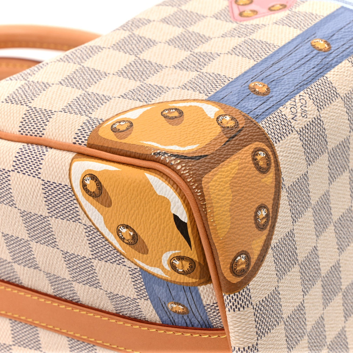Damier Azur Summer Trunks Speedy Bandouliere 30