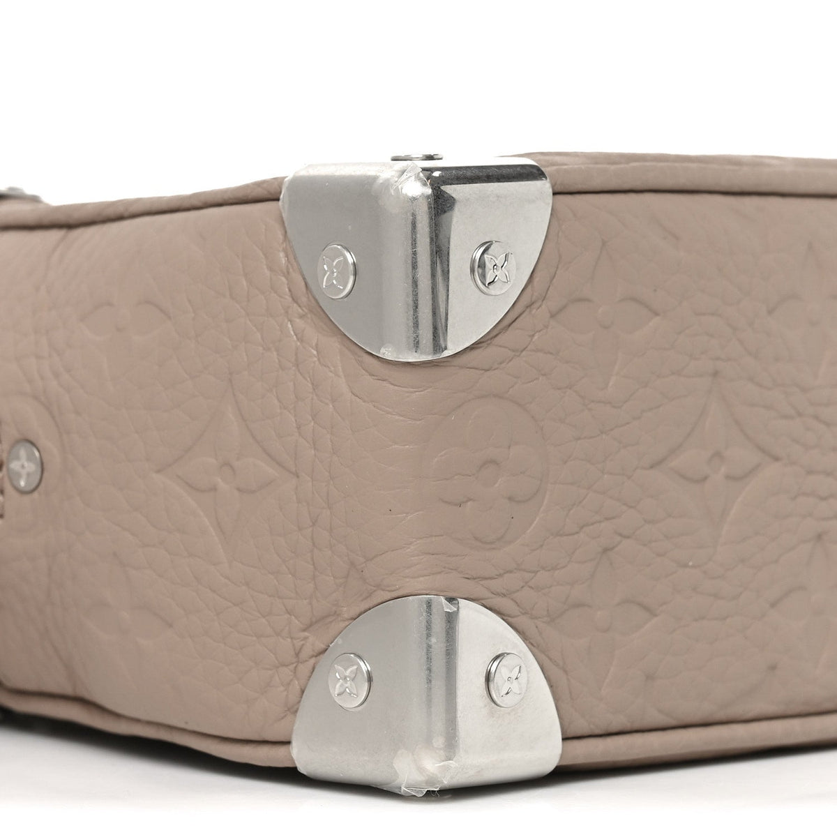 Taurillon Monogram Mini Soft Trunk Riverstone