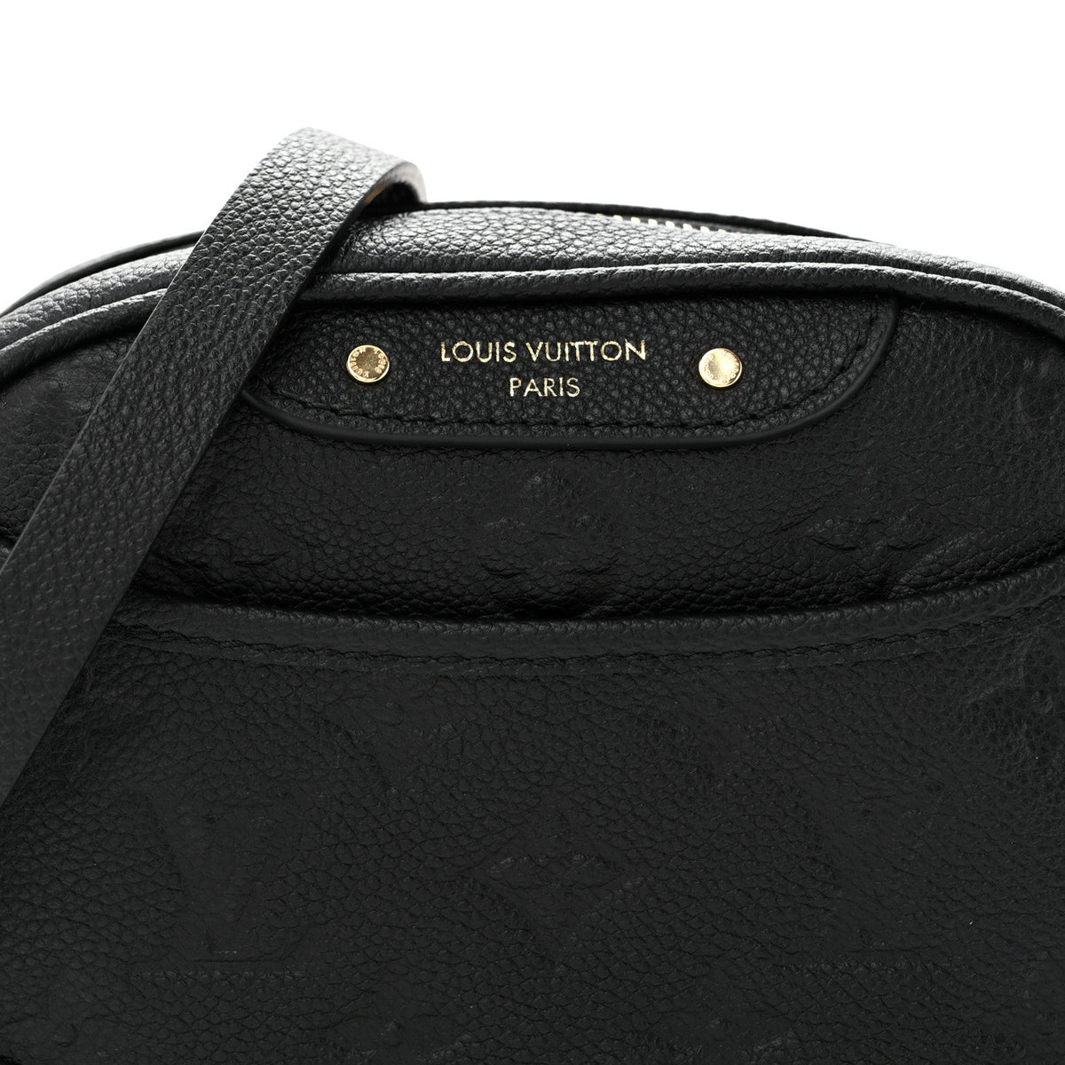 Empreinte Monogram Tiny Camera Bag Black