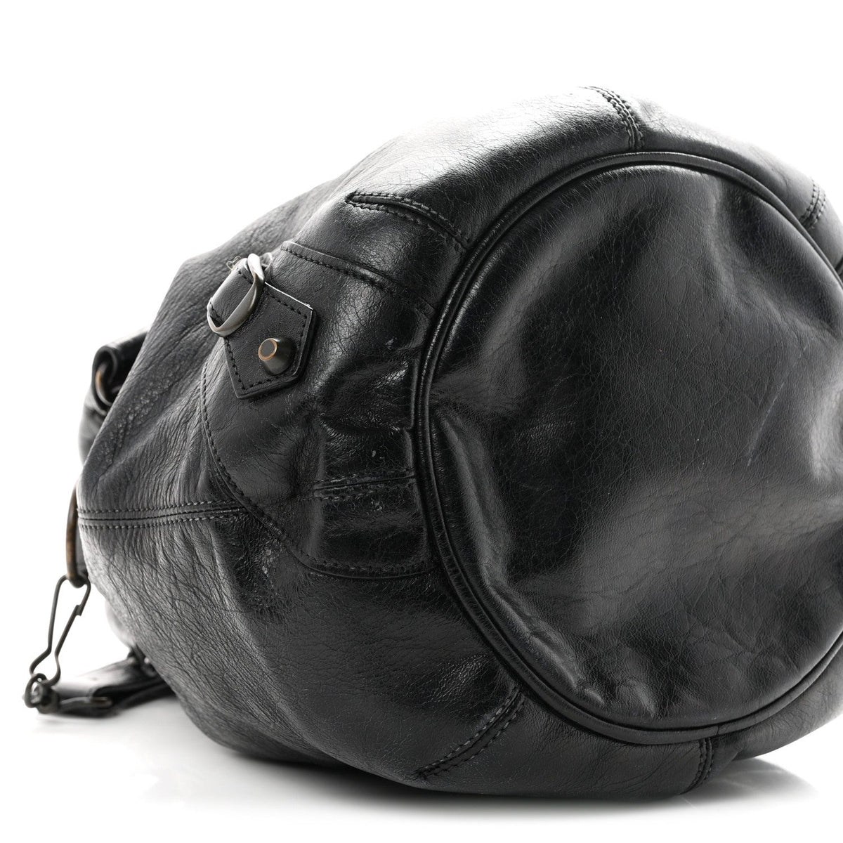 Agneau Classic Hardware Mini Pompon Dark Night