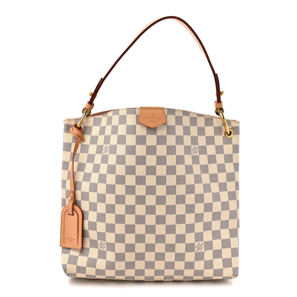 Damier Azur Graceful PM Rose Ballerine