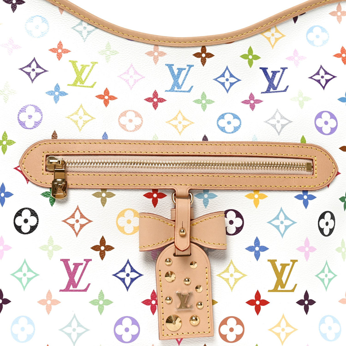 LV X TM Monogram Multicolor Lineup White