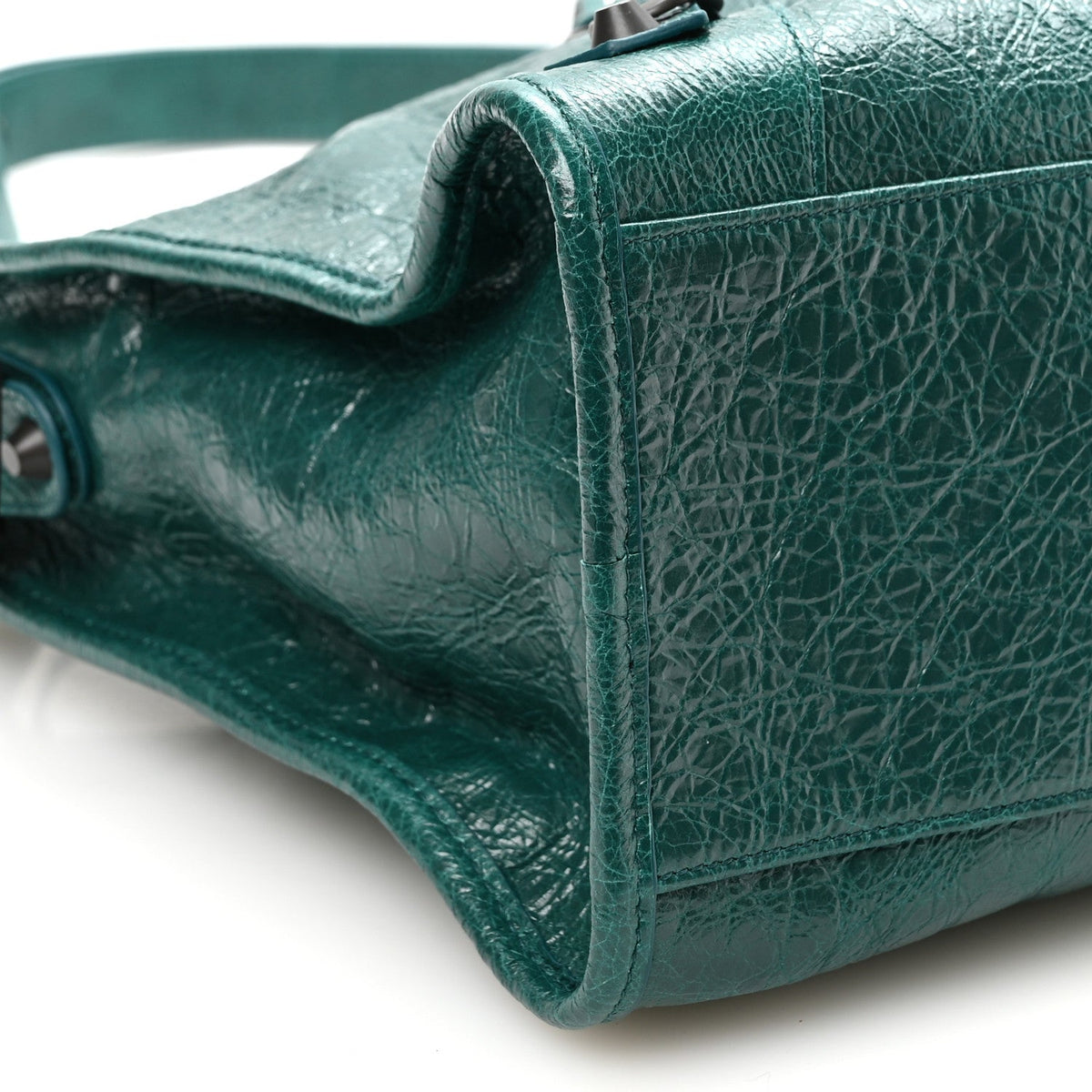 Agneau Arena Classic Hardware Medium Le City Dark Emerald
