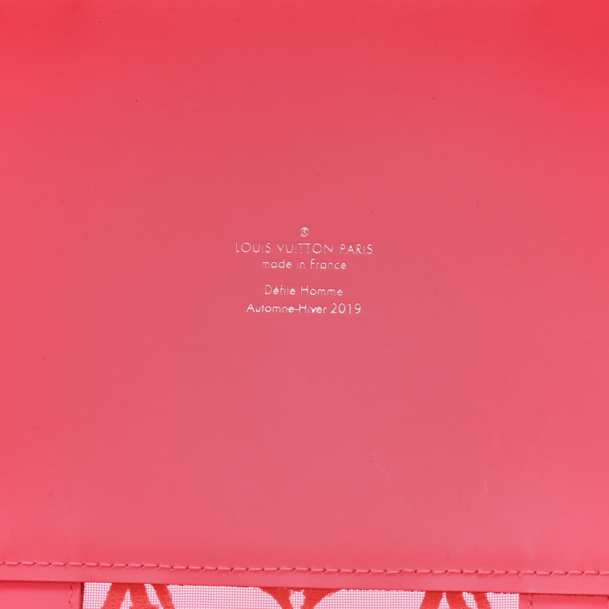 Monogram Fluo See Through Keepall Bandouliere 50 Rose