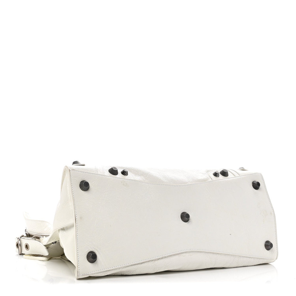 Agneau Arena Neo Cagole City Handbag Optic White