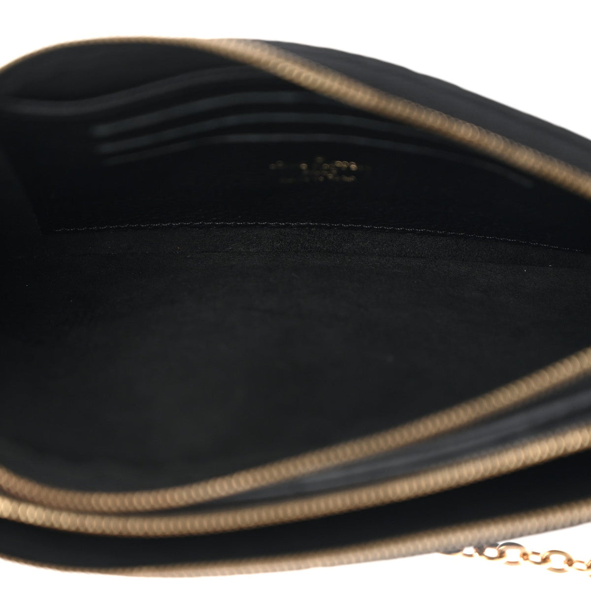 Empreinte Double Zip Pochette Black