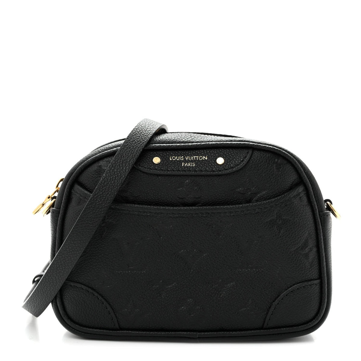 Empreinte Monogram Tiny Camera Bag Black