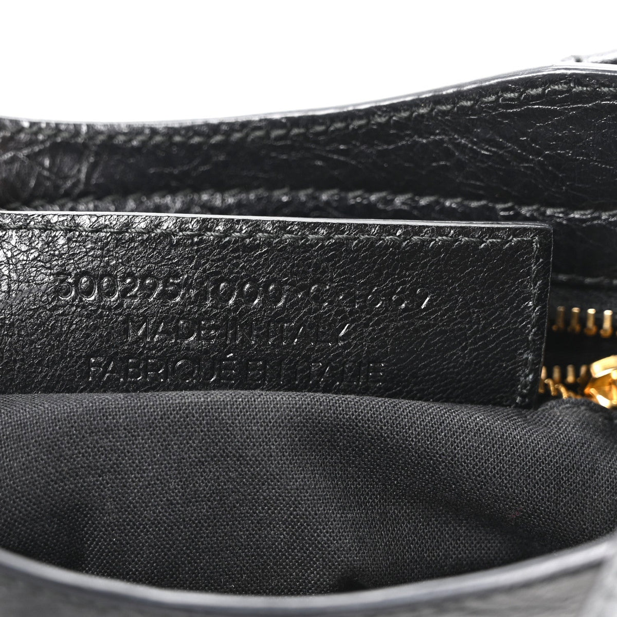 Agneau Classic Gold Hardware Mini City Black