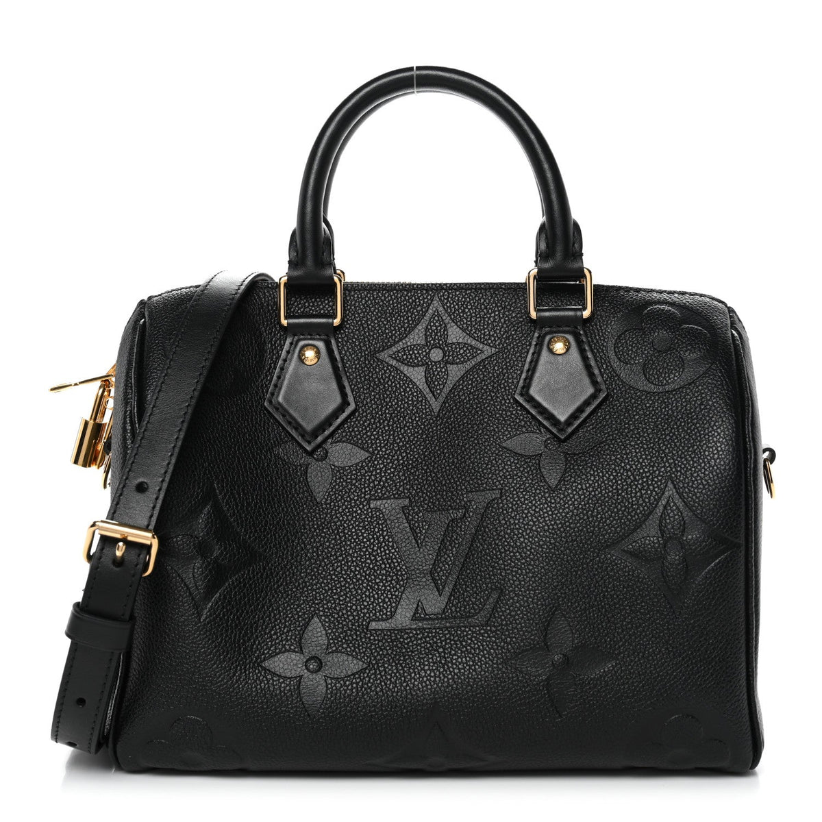 Empreinte Monogram Giant Speedy Bandouliere 25 Black