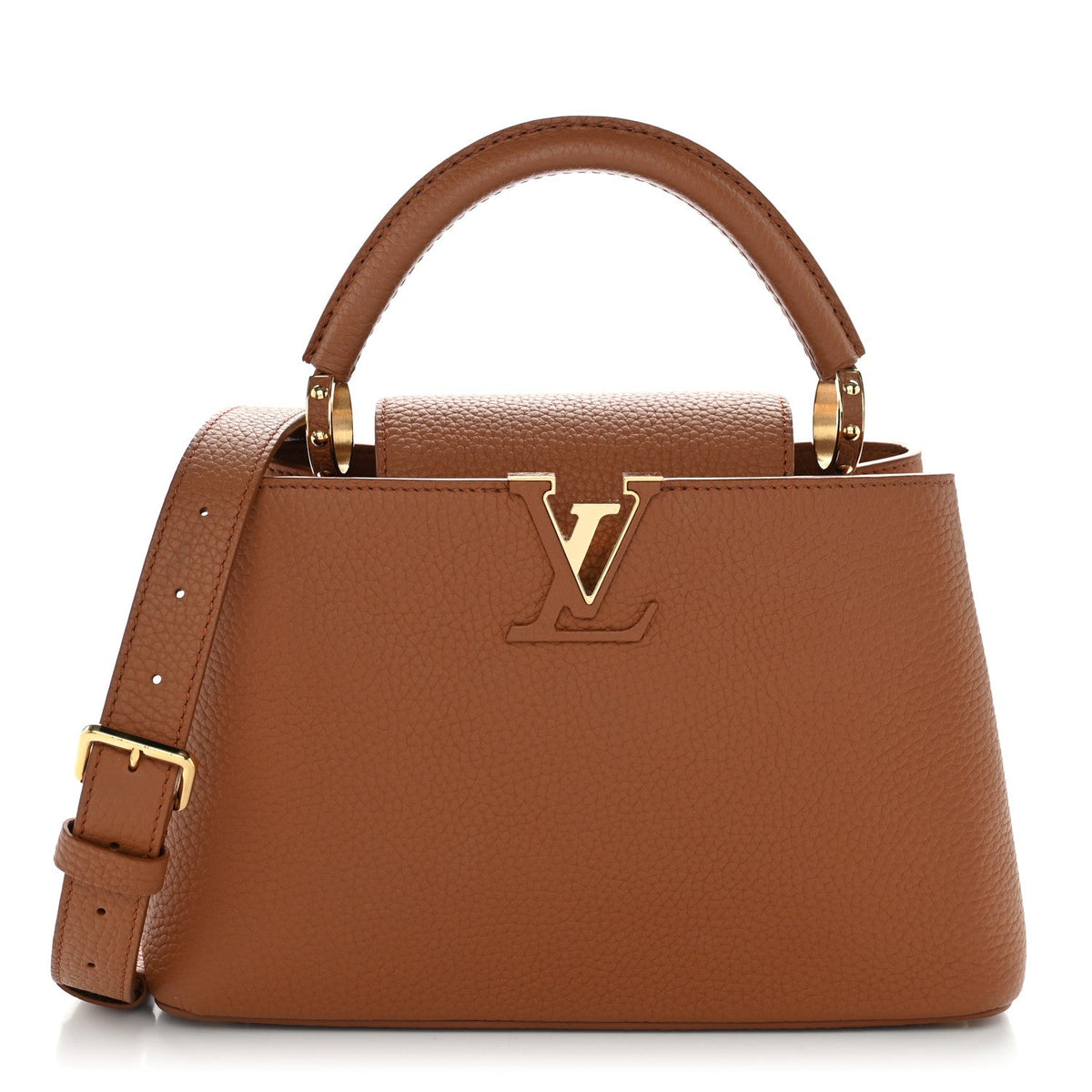 Taurillon Capucines BB Tan
