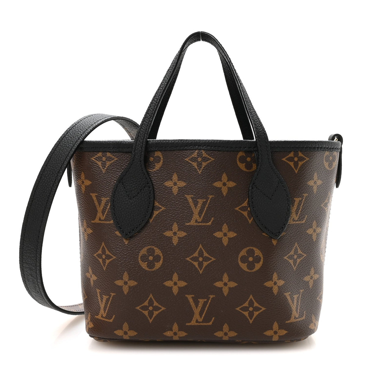 Monogram Neverfull Inside Out Bandouliere BB Black