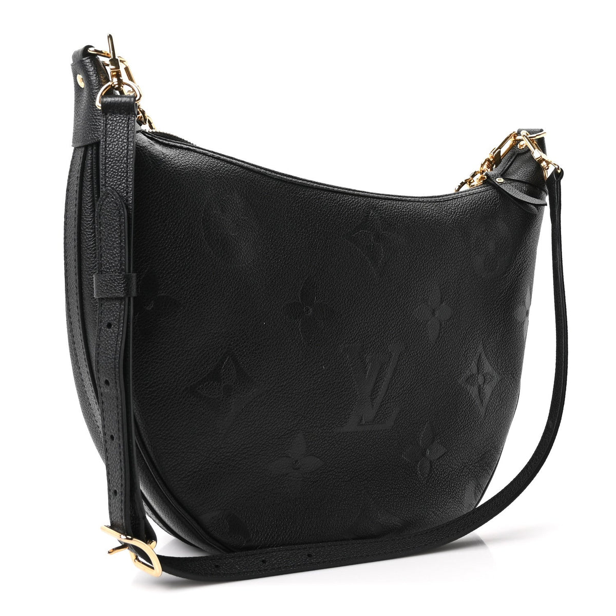 Empreinte Monogram Giant Loop Hobo Black