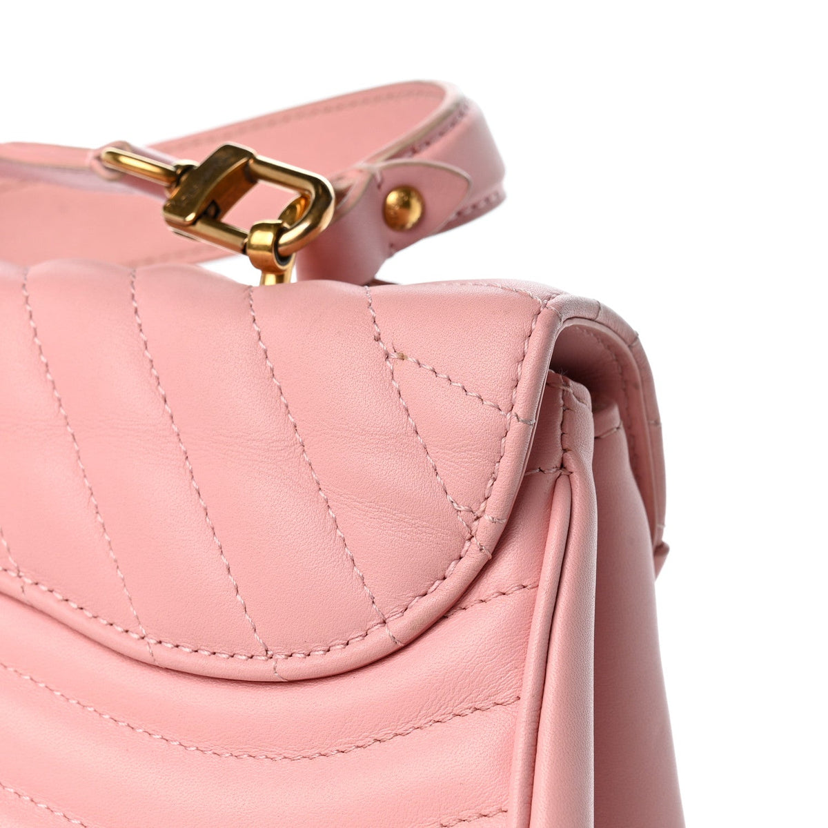Calfskin Hold Me New Wave MM Rose Ballerine