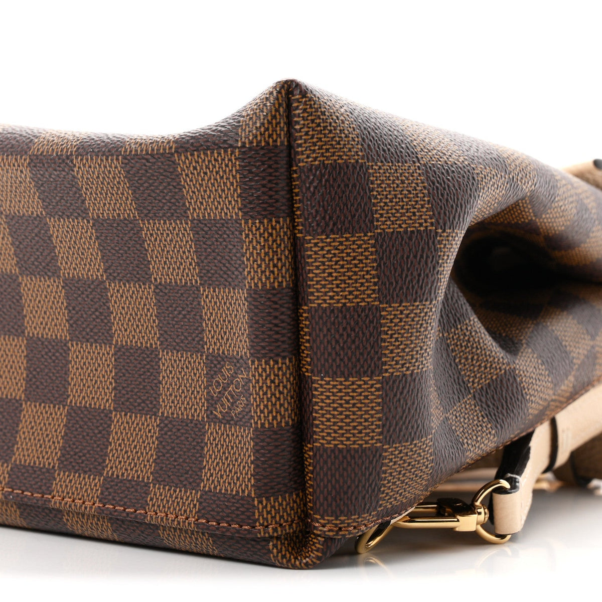 Damier Ebene Clapton Backpack Creme