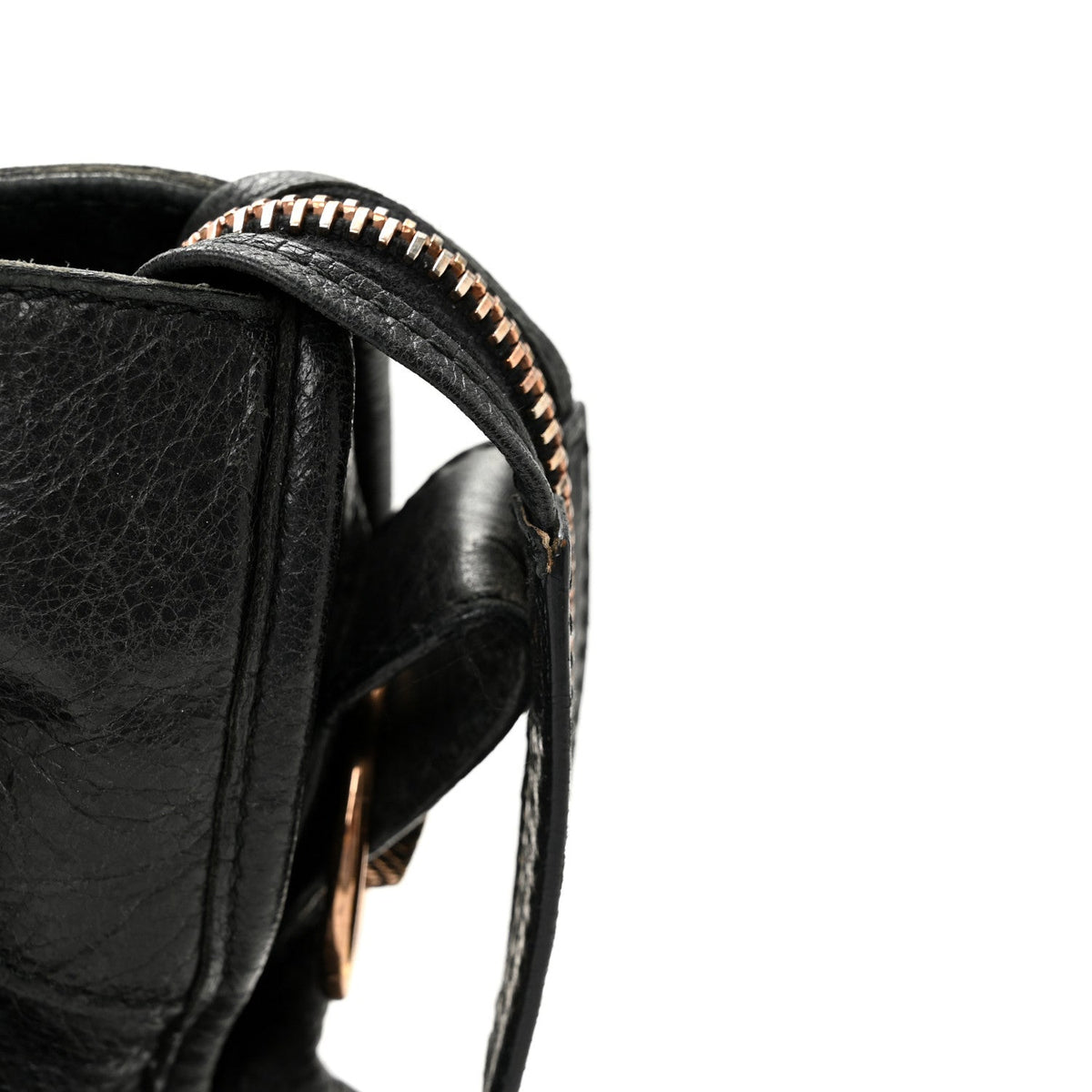 Agneau Giant 21 Rose Gold Hardware City Black