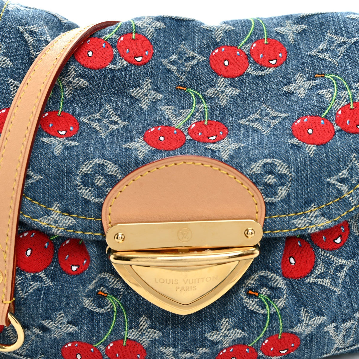 LV X TM Monogram Denim Cerises Sunset