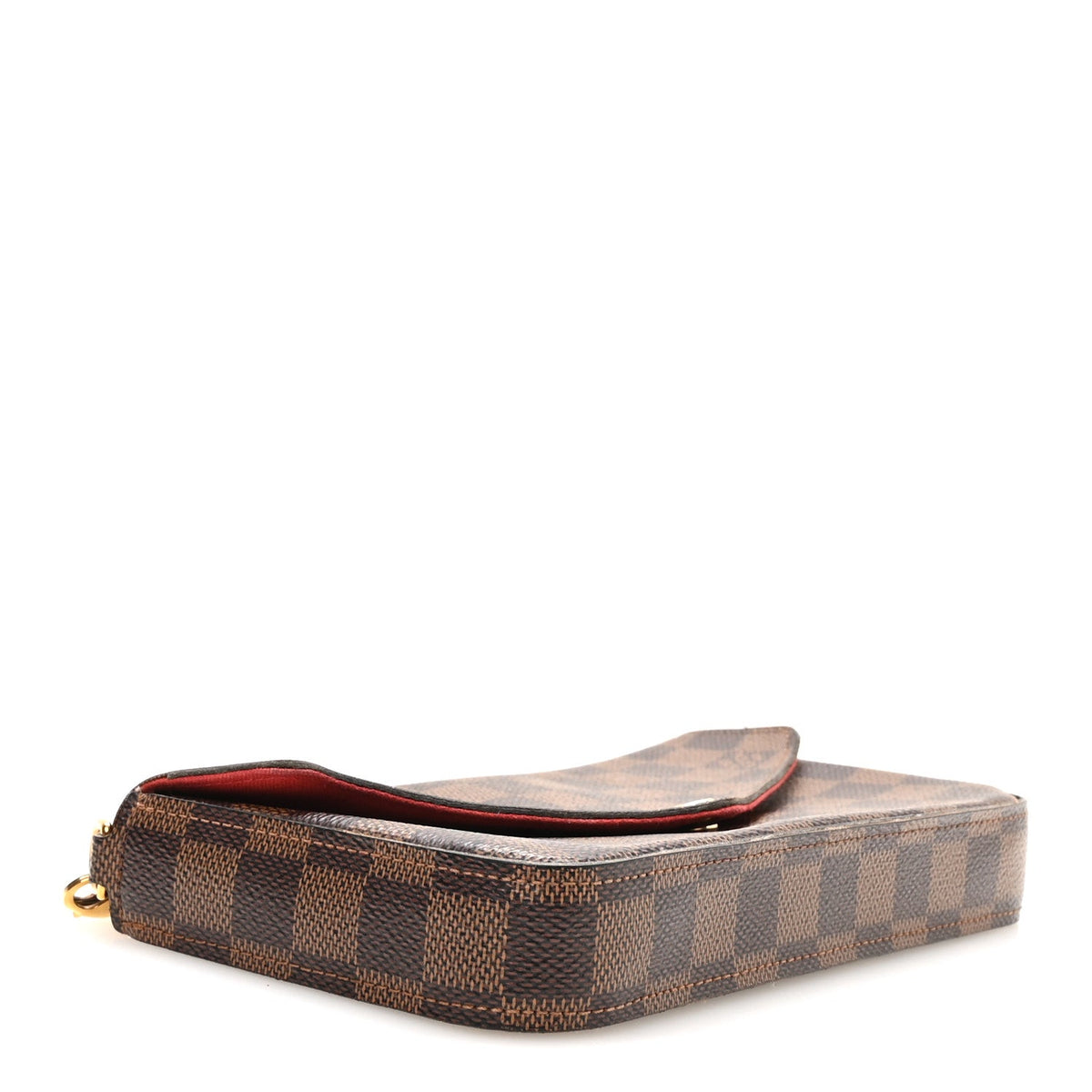 Damier Ebene Pochette Felicie Chain Wallet