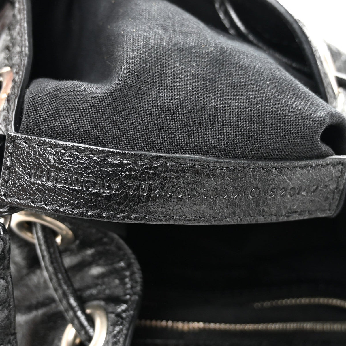 Agneau Arena Le Cagole Bucket Bag XS Black