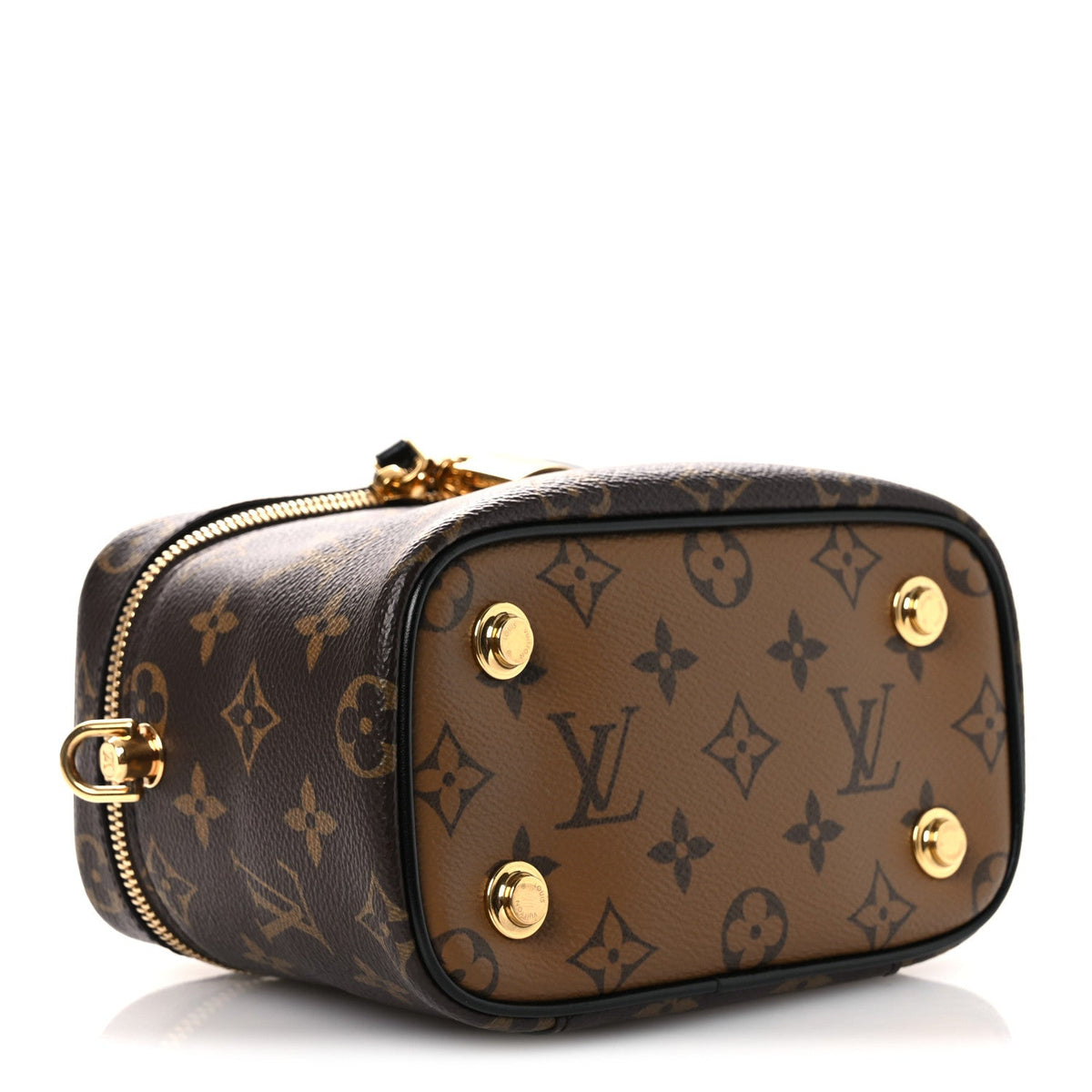 Reverse Monogram Vanity Chain Pouch