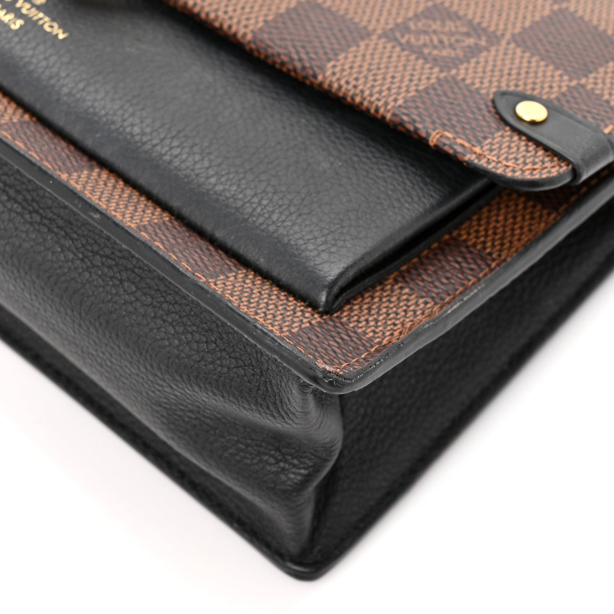 Damier Ebene Vavin Chain Wallet Black