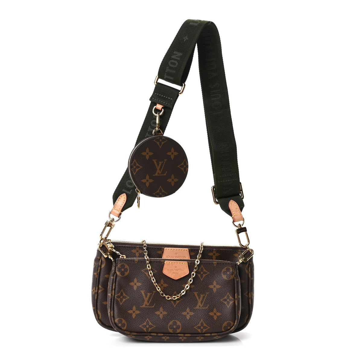 Monogram Multi Pochette Accessories Kaki
