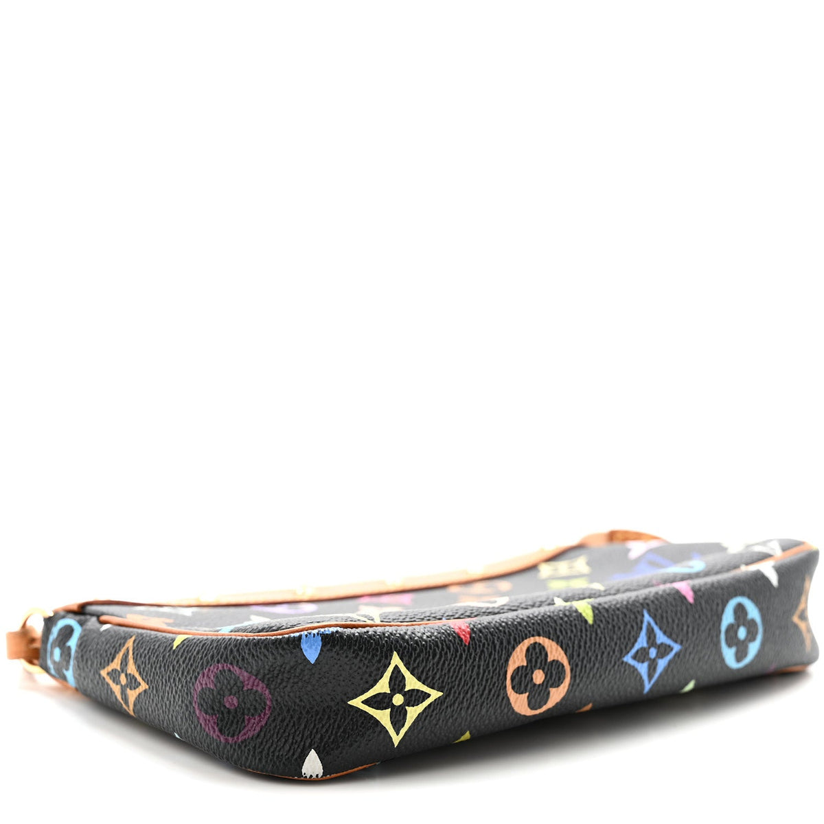Monogram Multicolor Pochette Accessories Black