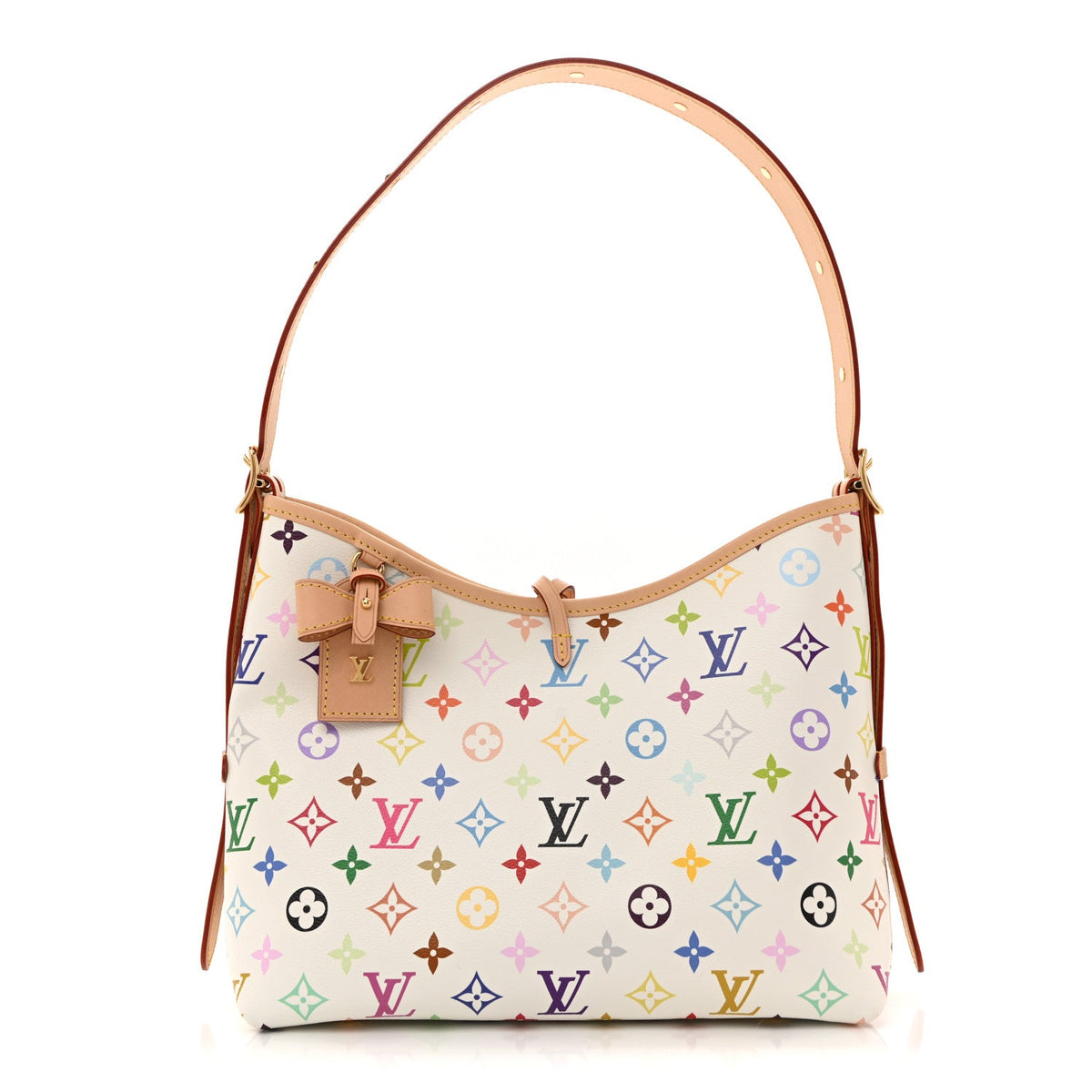 LV x TM Monogram Multicolor CarryAll PM White