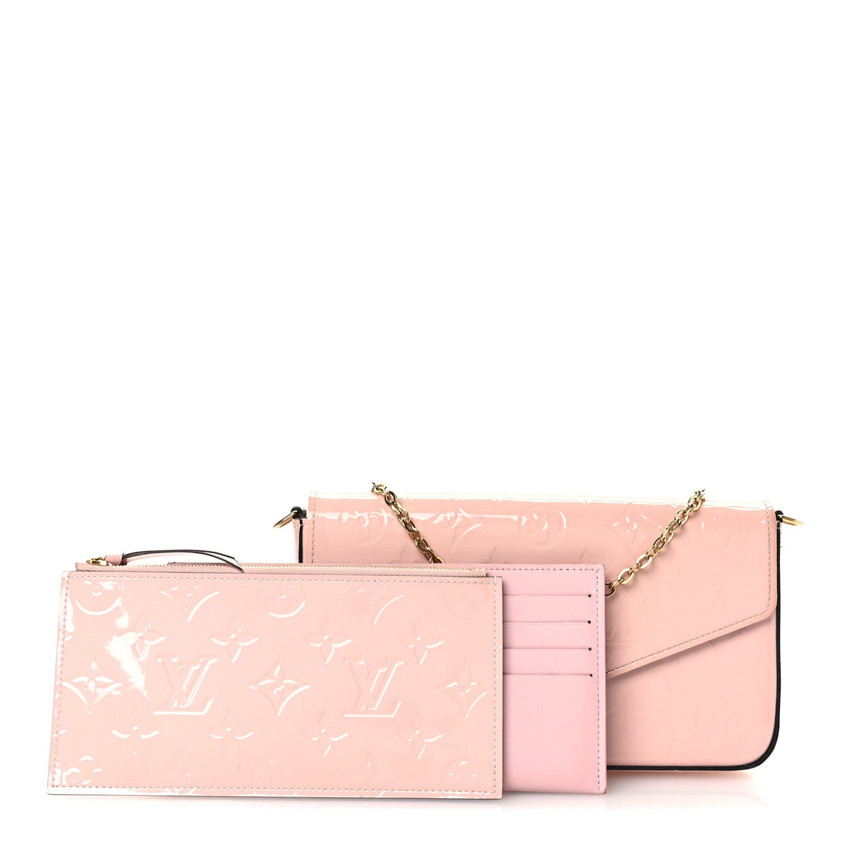 Vernis Felicie Chain Wallet Rose Ballerine