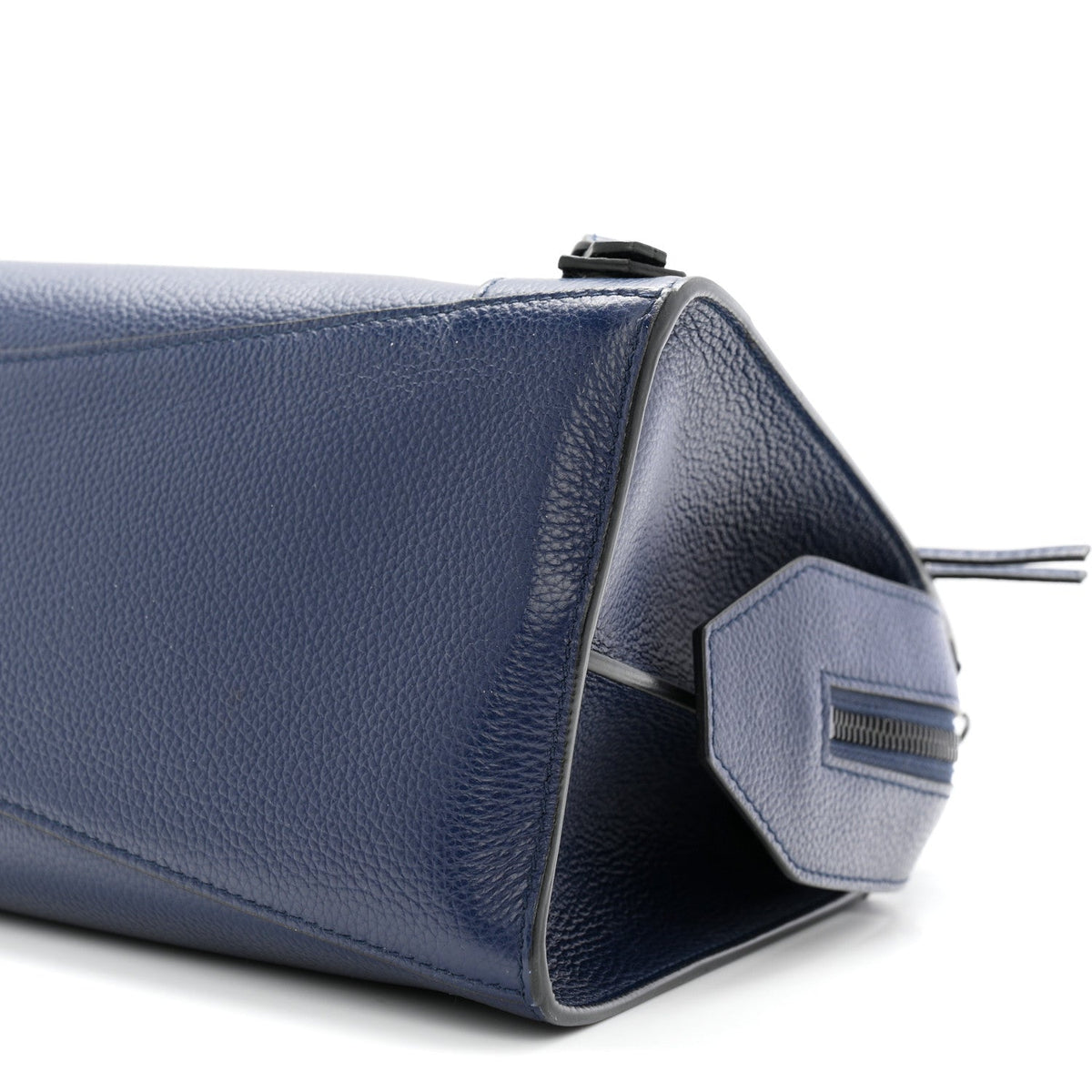 Grained Calfskin Neo Classic Black Hardware S City Navy