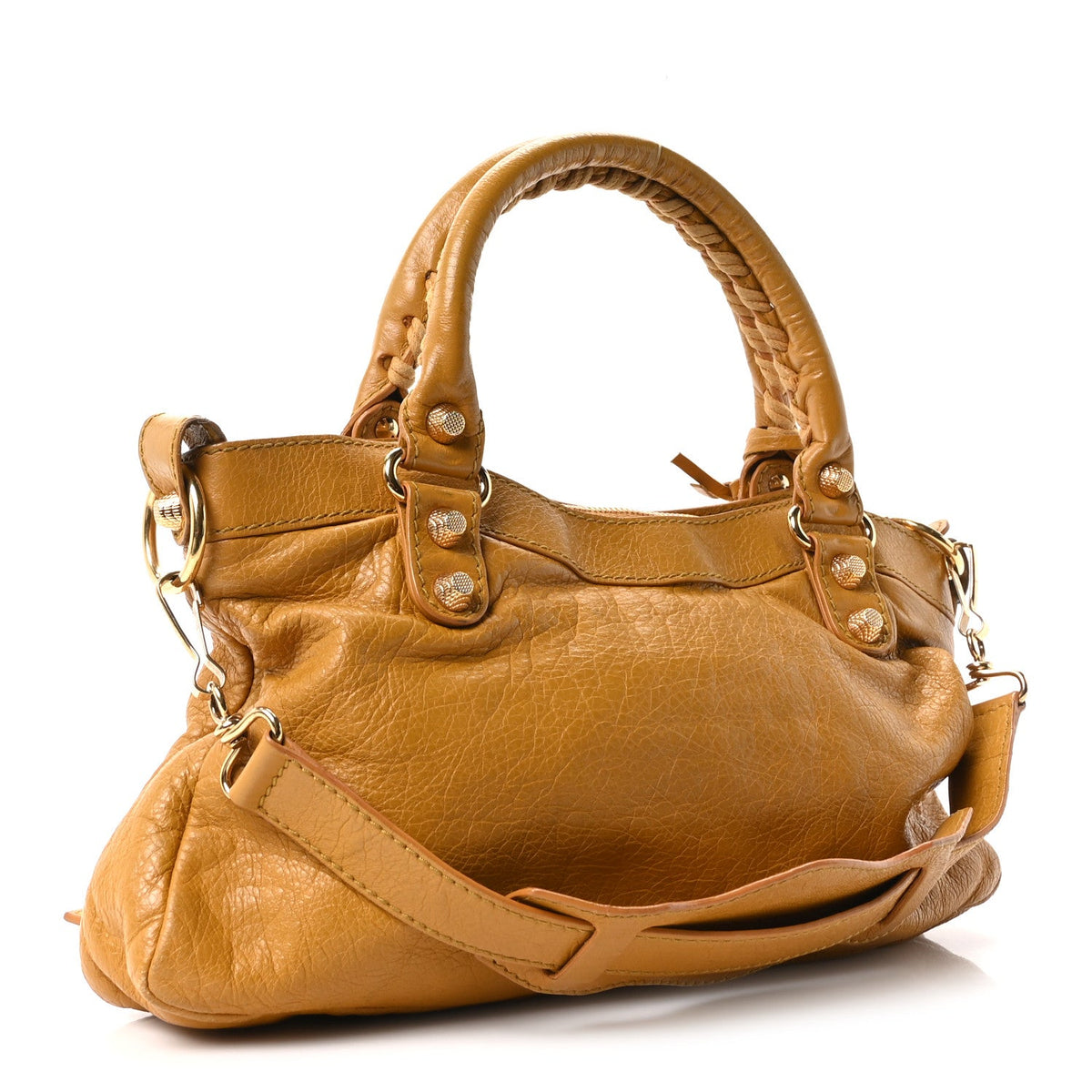 Agneau Giant 12 Gold Hardware First Jaune Moutarde